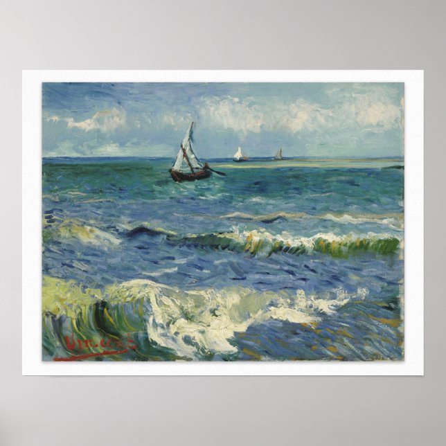 Poster de Van Gogh Seascape (Devant)
