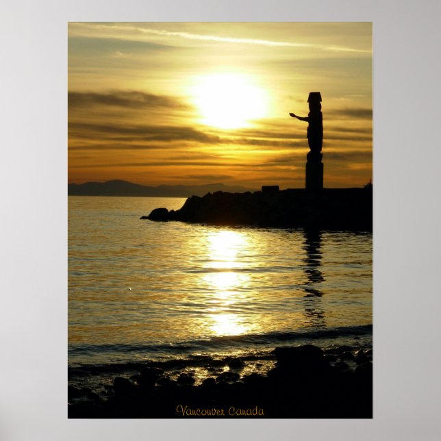 Poster de Vancouver West Vancouver Souvenir Imprim (Devant)