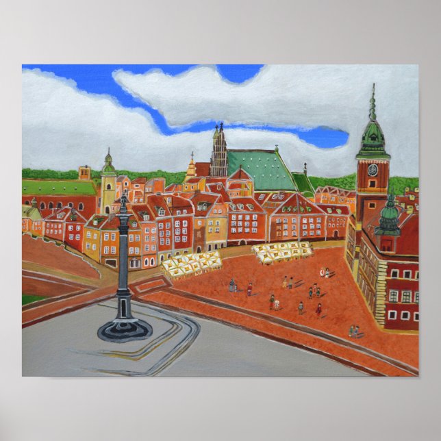 Poster de Varsovie, Pologne (Devant)