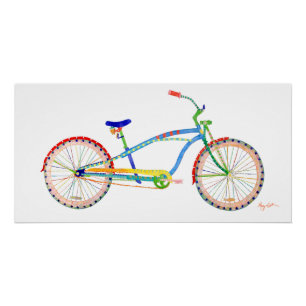 Poster de vélo Cruiser