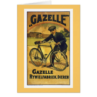 Poster de vélo Vintage Gazelle Cycles