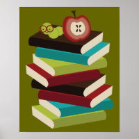Poster de ver de livre pour la lecture