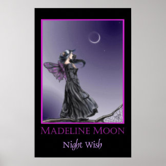 Poster de voeux de nuit