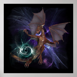 Poster de voeux Dragon