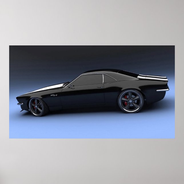 Poster de voiture Camaro SS Sports (Devant)