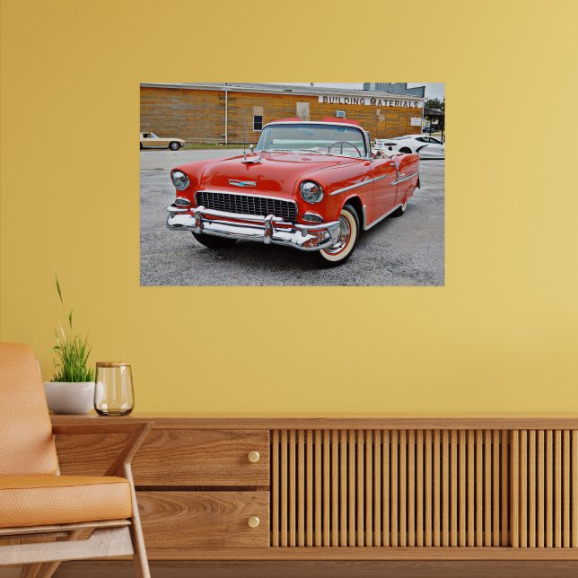 Poster de voiture classique Chevy Bel Air (Salon 2)