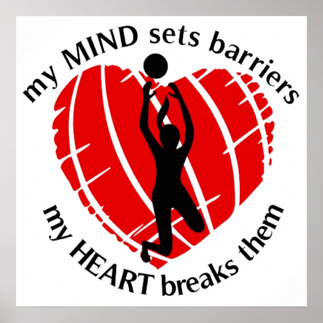 Poster de volley-ball des filles (Devant)