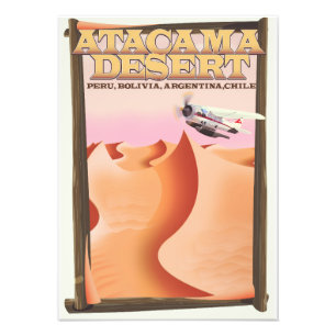 Poster de voyage Atacama Desert Adventure.