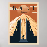 Poster de voyage Bali