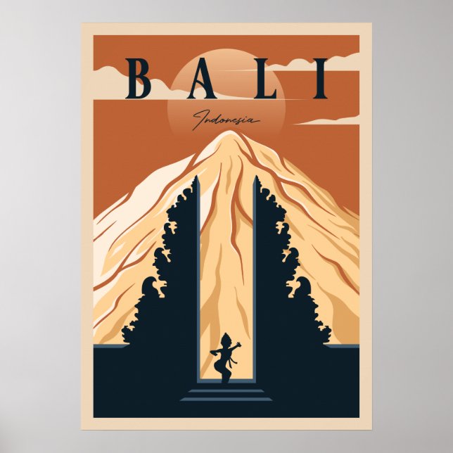 Poster de voyage Bali (Devant)