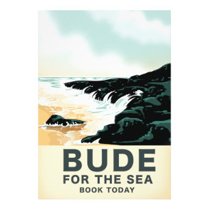 Poster de voyage Bude Cornwall
