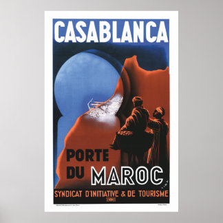 Poster de voyage Casablanca