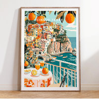 Poster de voyage Cinque Terre, Italie Imprimer Voy