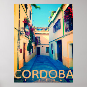 Poster de voyage Cordoba Espana vintage