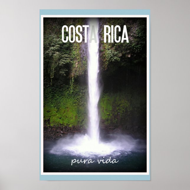 Poster de voyage Costa Rica (Devant)