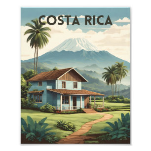 Poster de voyage Costa Rica Affiche de voyage Vi