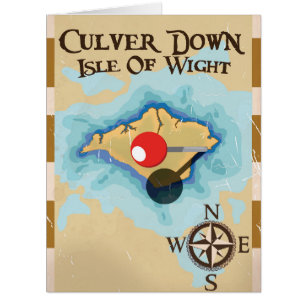 Poster de voyage Culver Down Isle of wight England