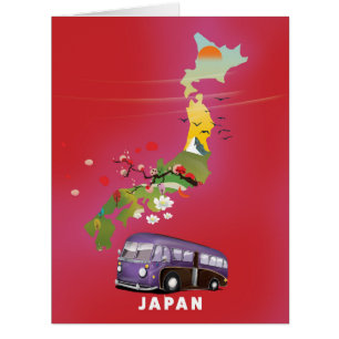 Poster de voyage de Japan Illustration.