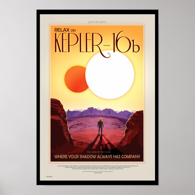 Poster de voyage de la NASA - Détendez-vous sur Ke (Devant)