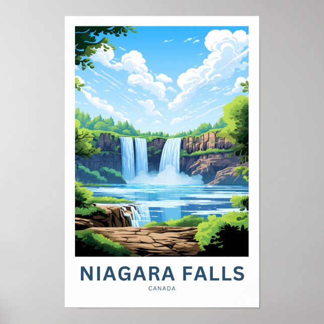 Poster de voyage de Niagara Falls Canada (Devant)