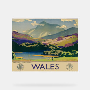 Poster de voyage du Pays de Galles