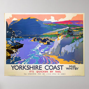 Poster de voyage du Yorkshire Train