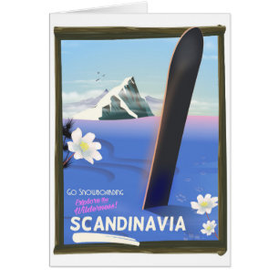 poster de voyage en Scandinavie