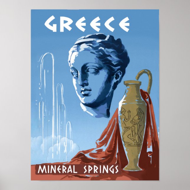 Poster de voyage Grèce (Devant)