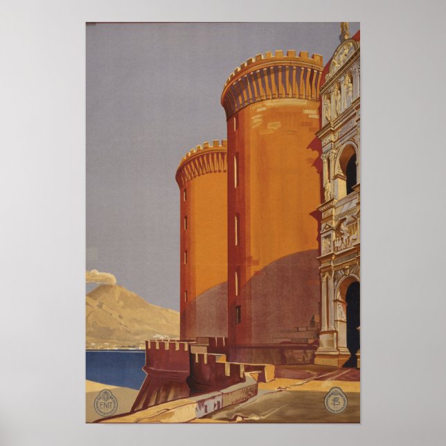 Poster de voyage Italie vintage (Devant)