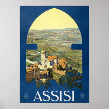 Poster de voyage Italie vintage