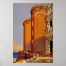 Poster de voyage Italie vintage