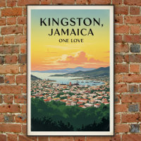 Poster de voyage Jamaïque Vintage des années 1960
