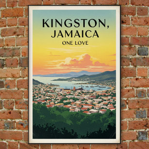 Poster de voyage Jamaïque Vintage des années 1960