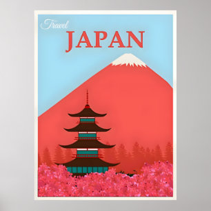 Poster de voyage Japon
