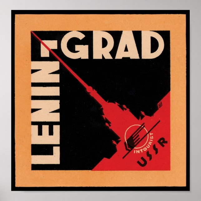 Poster de voyage Leningrad (Devant)