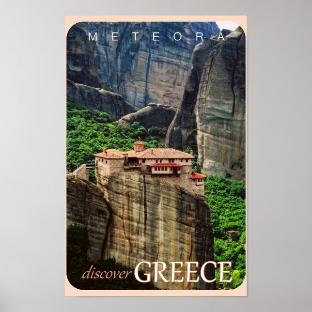 Poster de voyage Meteora (Devant)