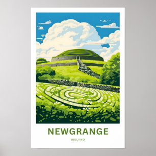 Poster de voyage Newgrange Irlande