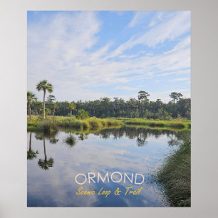 Poster de voyage Ormond Pittoresque Loop and Trail