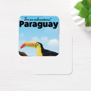 poster de voyage Paraguay Toucan