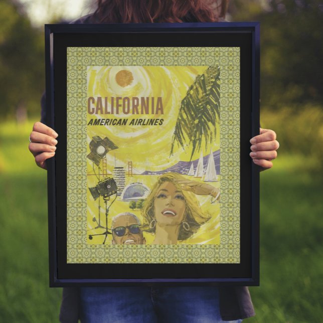 Poster de voyage Retro So Cal Air (Créateur téléchargé)