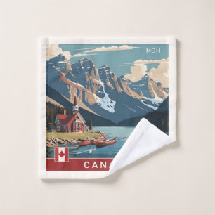 Poster de voyage sur mesure Monogramme Canada