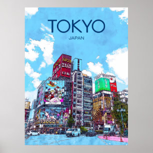 Poster de voyage Tokyo