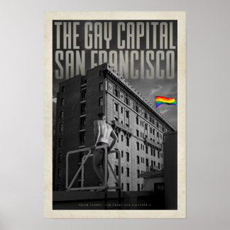 Poster de voyage vintage San Francisco