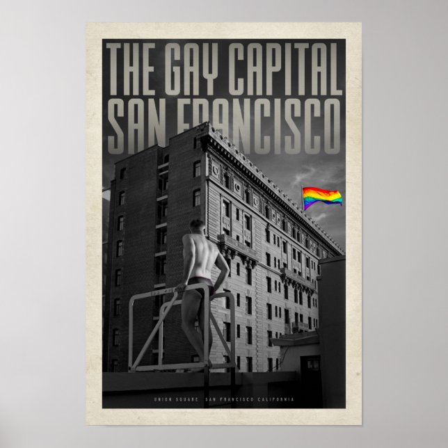Poster de voyage vintage San Francisco (Devant)