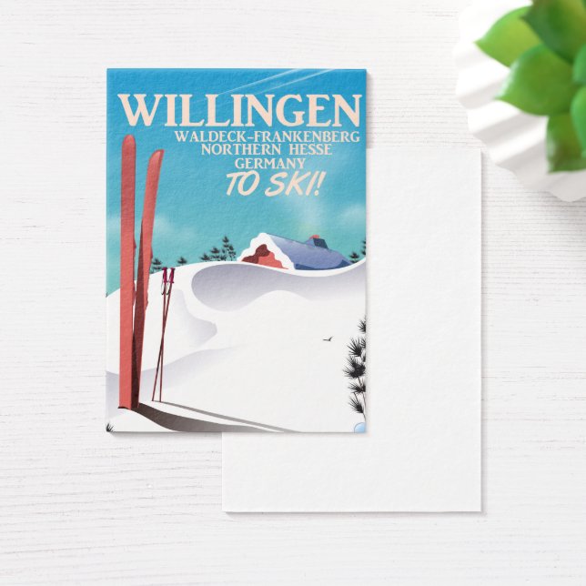 Poster de voyage Willingen Ski. (Bureau)