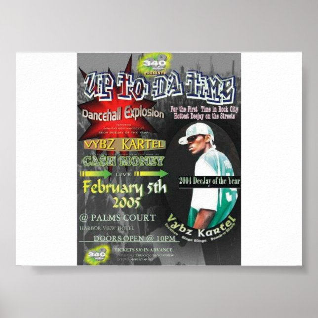 Poster de Vybz Kartel (Devant)