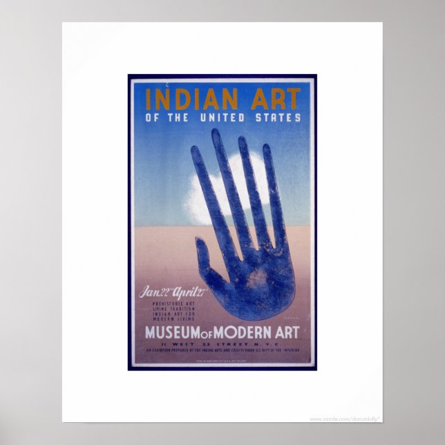Poster de WPA : Art indien des Etats-Unis à MOMA N (Devant)