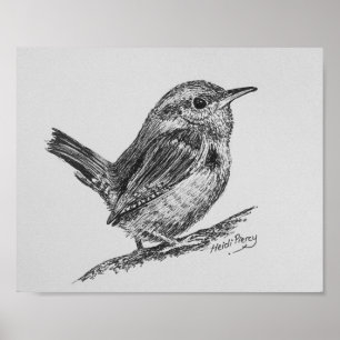 Poster de Wren Bird Art