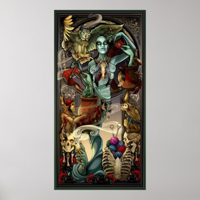 Poster de Yarn Zombies "Bridgette" pleine longueur (Devant)