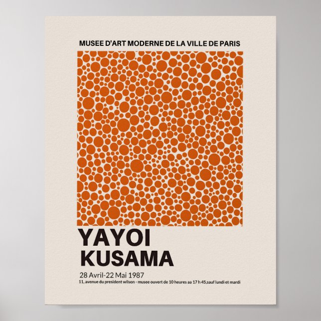 Poster de Yayoi Kusama, Yayoi Kusama Print, Yayoi (Devant)